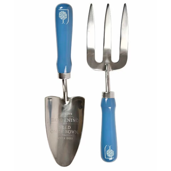 British Meadow trowel and fork set