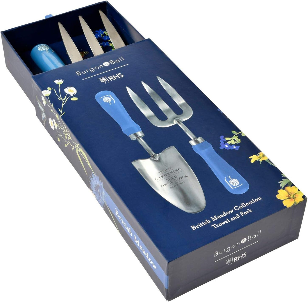 Burgon & Ball British Meadow Trowel & Fork Set